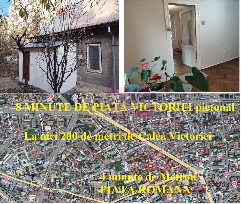 Casa in Ultracentralul Bucurestiului la pret mic (casa mica)